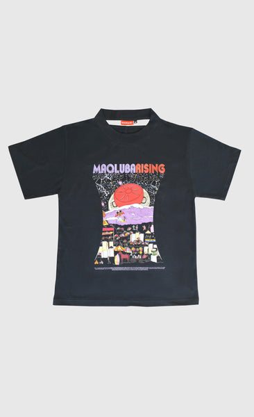 MAQLUBA RISING TEE (BLACK)